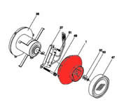 1) Fresh air blower assembly